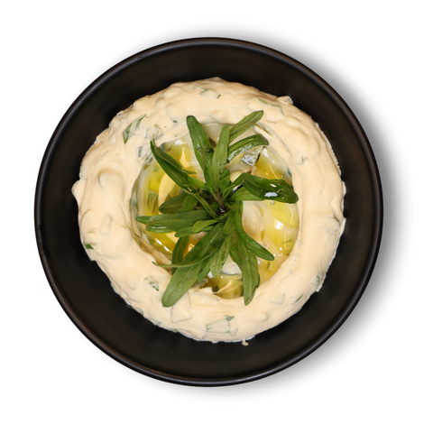 7.00$ صحن حمص زعتر