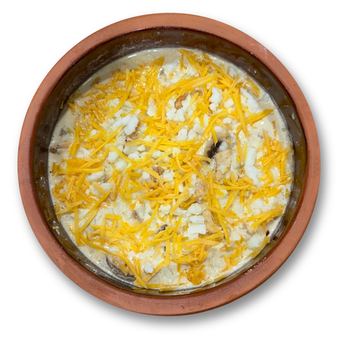 فخارة دجاج بالفطر